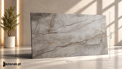 Przejdź do produktu Marazzi Grande Stone Look Silver Root Grey wzmocniona siatką matowa 160x320 cm gr. 6 mm - płytka rektyfikowana/MNMW