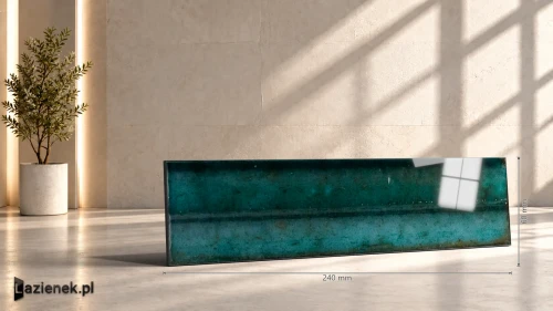 Przejdź do produktu Marazzi Lume Blue Struttura 3D Swing połysk 6x24 cm gr. 14 mm - płytka nierektyfikowana/MP96