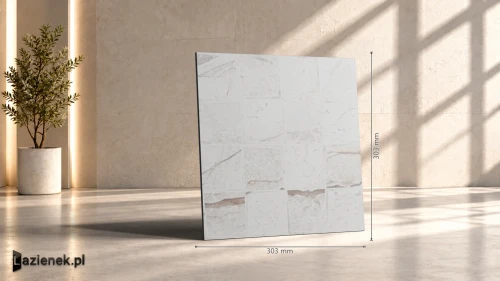 Przejdź do produktu Marazzi Mystone Silver Root White matowa 30.3x30.3 cm gr. 9 mm - płytka nierektyfikowana/MPYF
