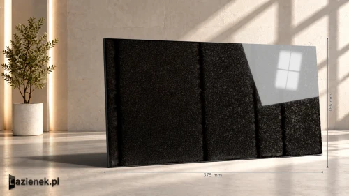 Przejdź do produktu Marazzi Terramater Carbone Struttura 3D Ritmo połysk 18.6x37.5 cm gr. 13,5 mm - płytka ścienna nierektyfikowana / MPS3