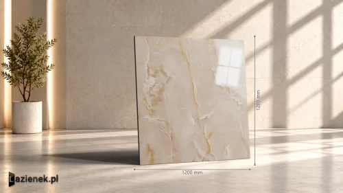 Przejdź do produktu Marazzi Grande Marble Look Onice Beige Lux MERT 120X120 rekt. cm.