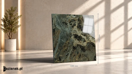 Przejdź do produktu Marazzi Grande Marble Look Verde Borgogna Lux MAF4 120X120 rekt. cm.