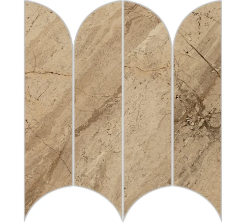 Przejdź do produktu Ragno Incanto Breccia Aurora Glossy Mosaico Ventaglio 28,1x31cm