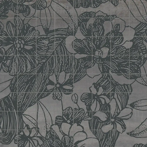 Przejdź do produktu Ragno Ironstone Argento Decoro Mosaico Flora 37,5x37,5 cm