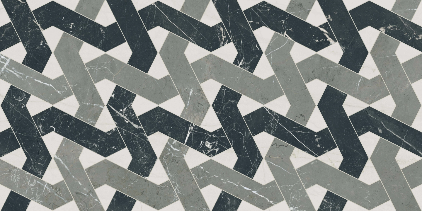 Abk Sensi Fantasy Zigzag Połysk 3D 60x120 cm