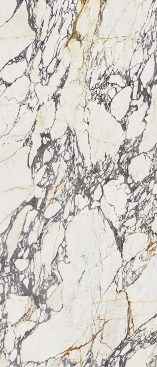 Ape Calacatta Corchia Gold polerowana 120x280 cm gr. 10 mm