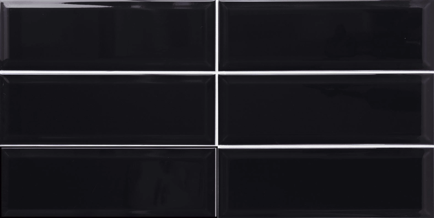 Ape Loft Negro błyszcząca 10x30 cm gr. 10 mm