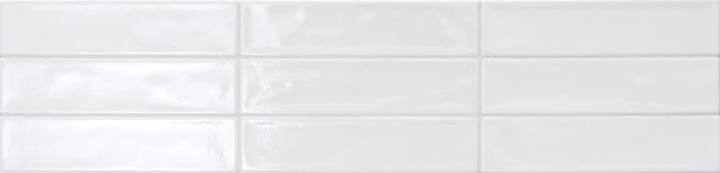 Ascot Oita White błyszcząca 6x25 cm gr. 10 mm