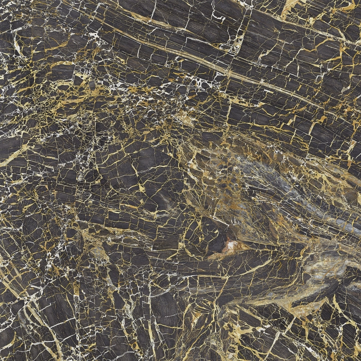Cifre Golden Black wysoki połysk 120x120 cm gr. 11 mm