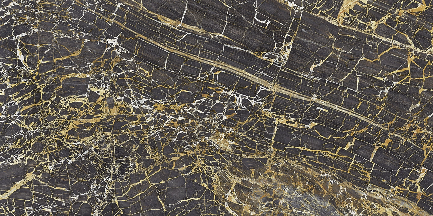 Cifre Golden Black wysoki połysk 60x120 cm gr. 11 mm