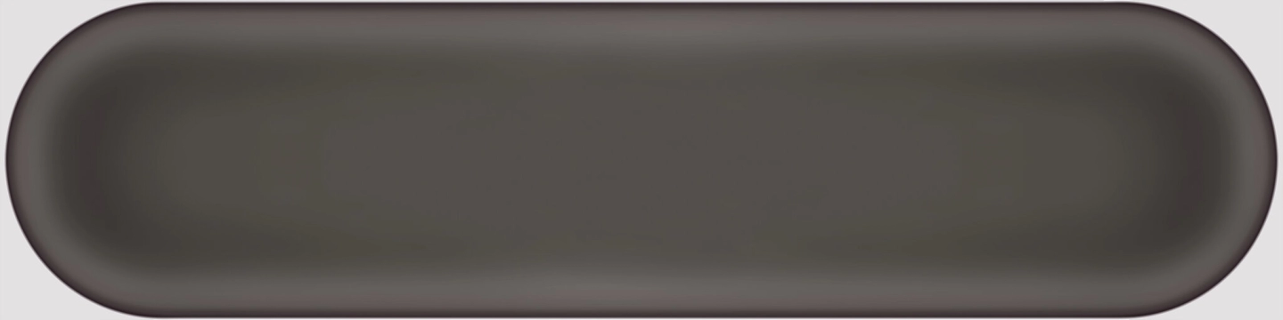 Cifre Oval Anthracite błyszcząca 7.5x30 cm gr. 8 mm