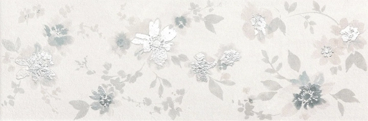 Fap Deco&More Flower White matowa 25x75 cm gr. 9 mm