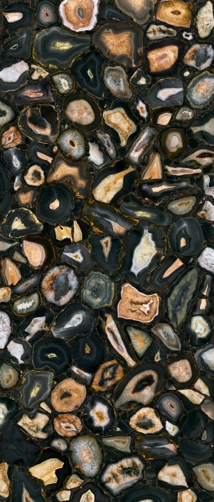 Florim Mystic Luxe Black Sea Gold satynowa 120x280 cm 779917