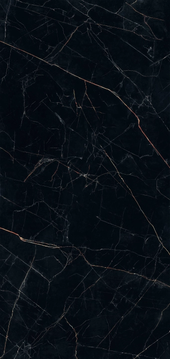 Grespania Nero Ardi Nero Ardi błyszcząca 120x260 cm gr. 6 mm