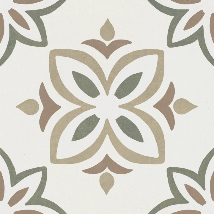 Harmony Provenza Green Bloom matowa 22.3x22.3 cm gr. 9 mm