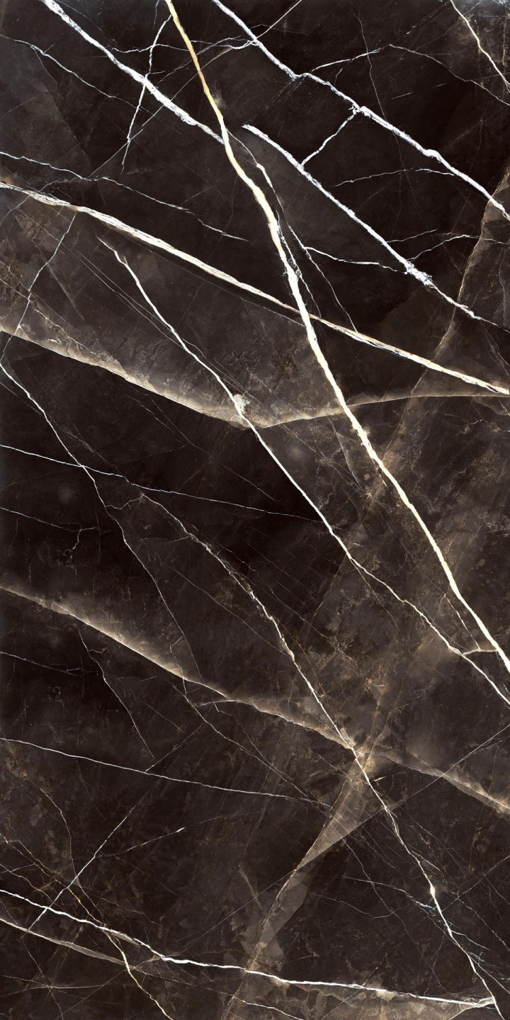 Marazzi Grande Marble Look Calacatta Black mat c2 160x320 cm gr. 6 mm
