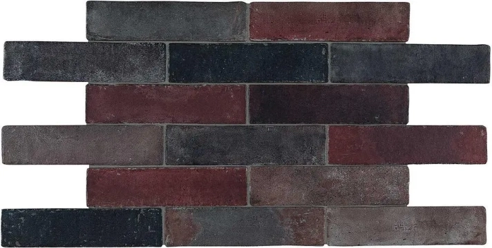 Marazzi Terramix Nero mat 7x28 cm gr. 9 mm
