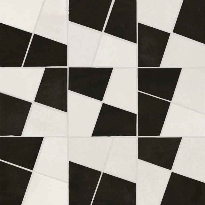 Marazzi Zellige Gesso/Carbone połysk 30x30 cm gr. 10 mm