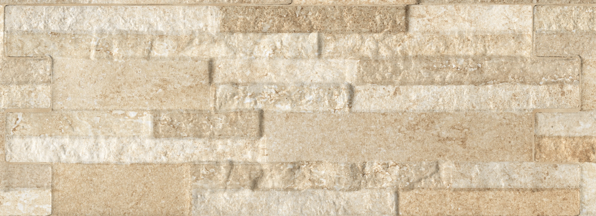 Novabell Brickup Ocean Travertino Honey naturalna 16x40 cm gr. 9 mm