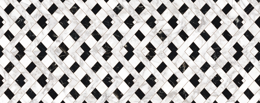 Porcelanosa Marmi Blanco Trenza matowa 59.6x150 cm gr. 10 mm