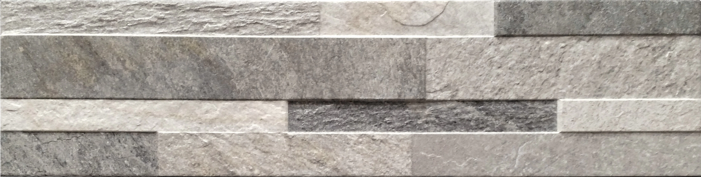 Rondine Quarzi 3D Grey matowa 15x61 cm gr. 7 mm