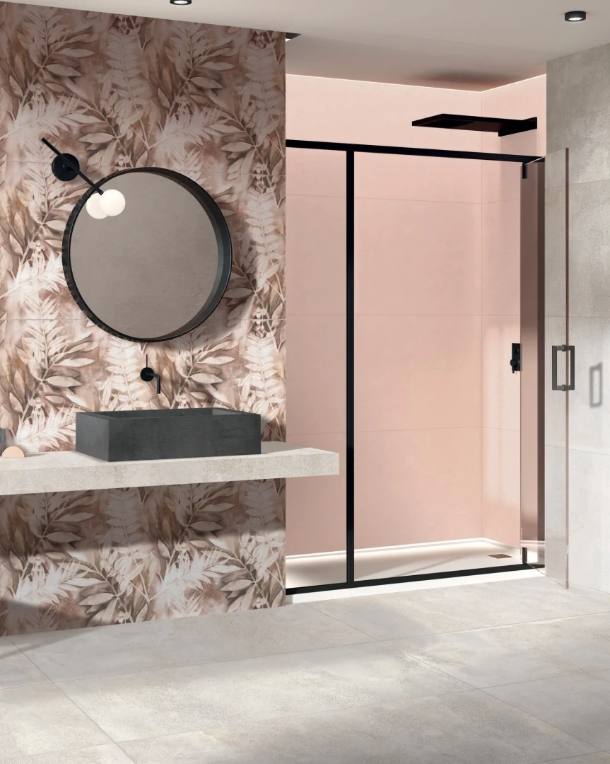 Gres Abk WIDE&STYLE MINI efekt kolor, tapeta - aranzacja w elewacji domu