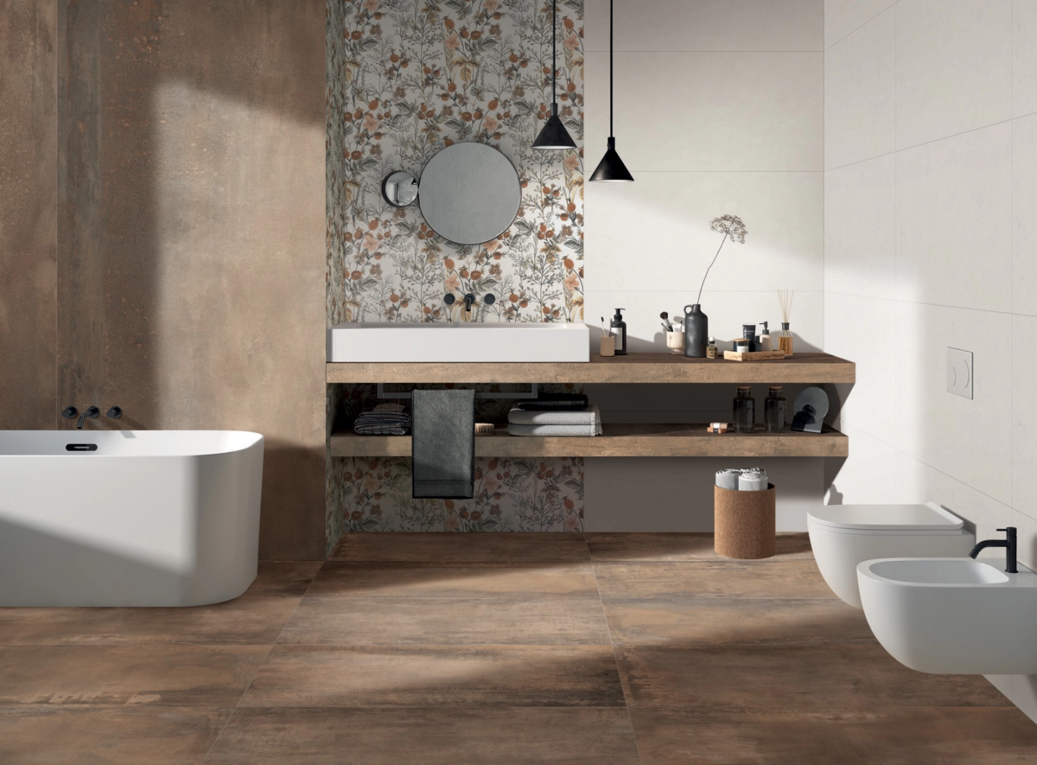Gres Abk CHROME efekt kolor - aranzacja w elewacji domu