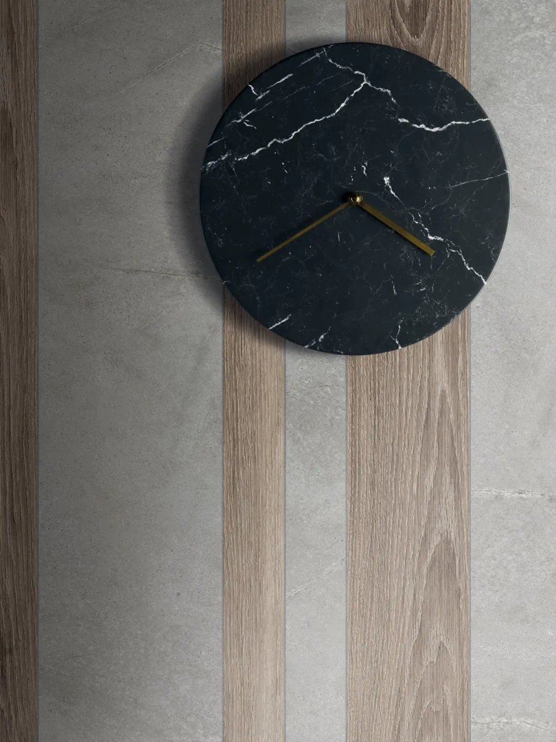 Gres Abk ATLANTIS efekt terrazzo, kamień - aranzacja w elewacji domu