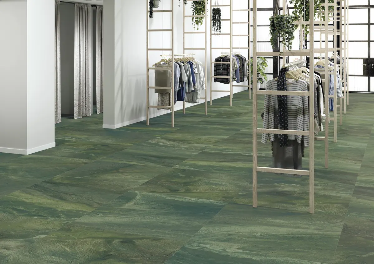Gres Apavisa AQUARELA efekt marmur - aranzacja w eleganckiej lazience