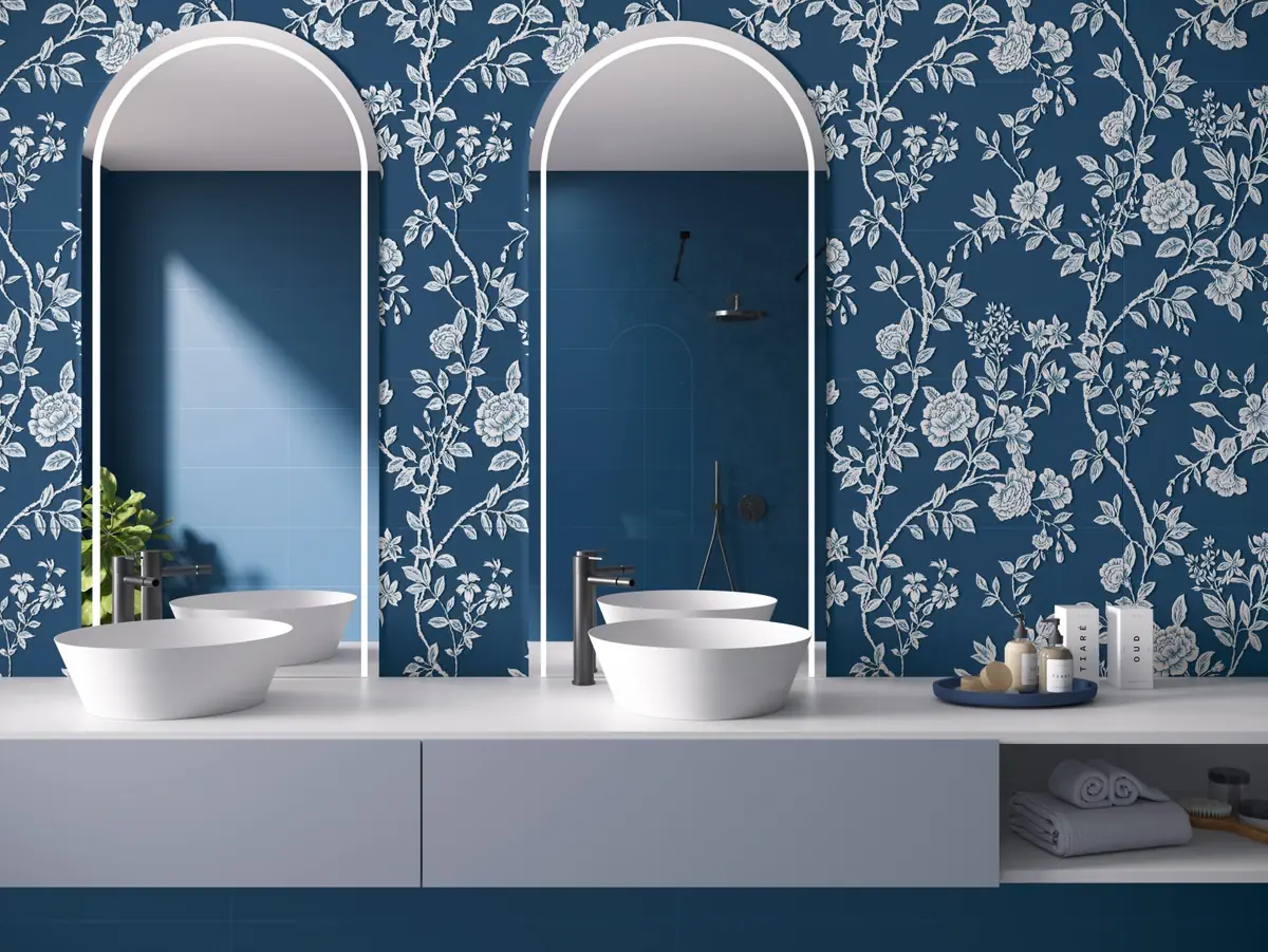 Gres Ape COLORFUL efekt kolor - aranzacja w nowoczesnym salonie