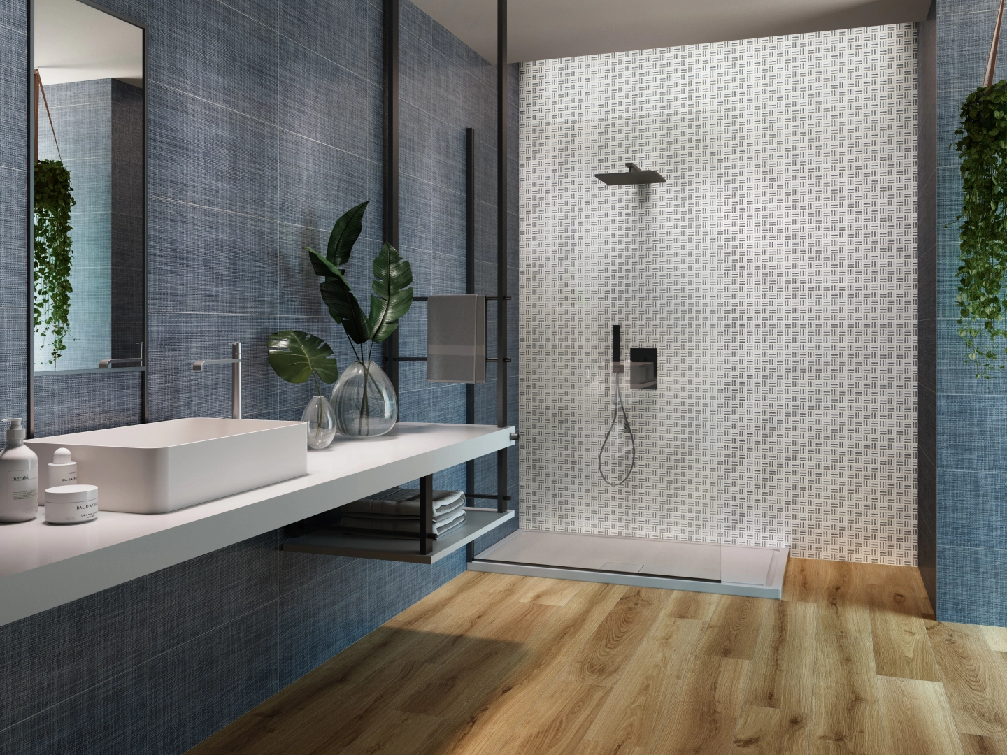 Gres Ape HABITAT efekt dywan - aranzacja w nowoczesnym salonie
