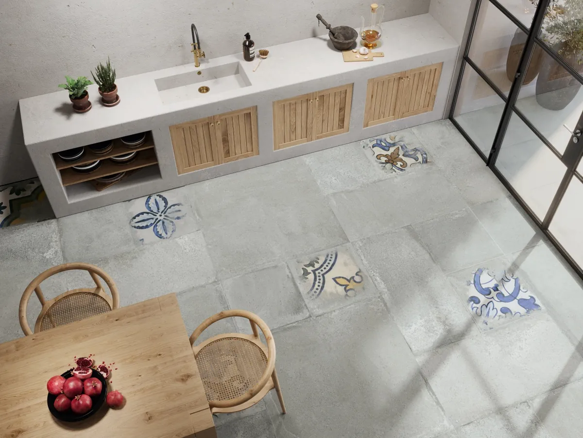 Gres Ape ANTICO CASALE efekt terakota - aranzacja w eleganckiej lazience