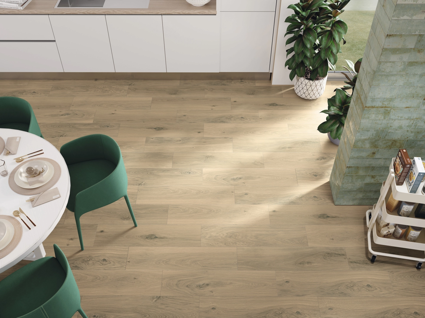 Gres ape HAVANA efekt drewno - aranzacja w eleganckiej lazience