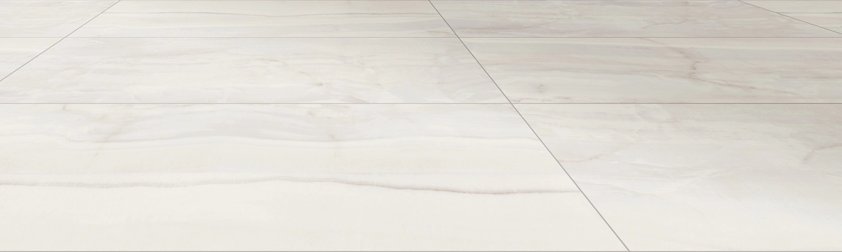 Gres Ariostea MARMI CLASSICI efekt marmur - aranzacja w minimalistycznym wnetrzu