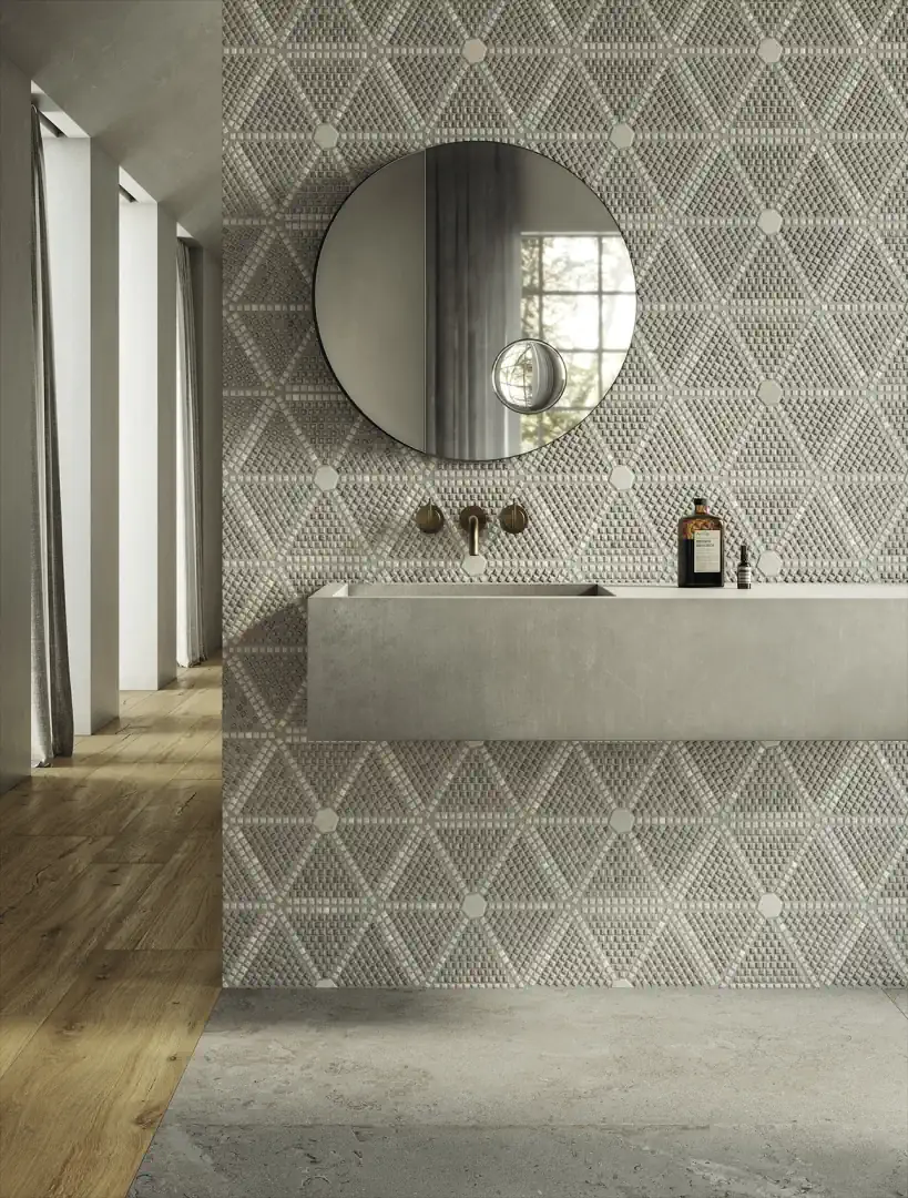 Gres Ascot SIGNATURE STONE efekt kamień - aranzacja w elewacji domu