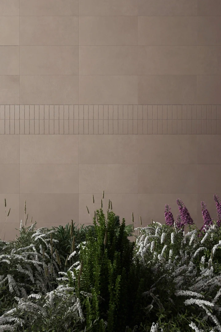 Gres Caesar PRIMA efekt beton - aranzacja w eleganckiej lazience