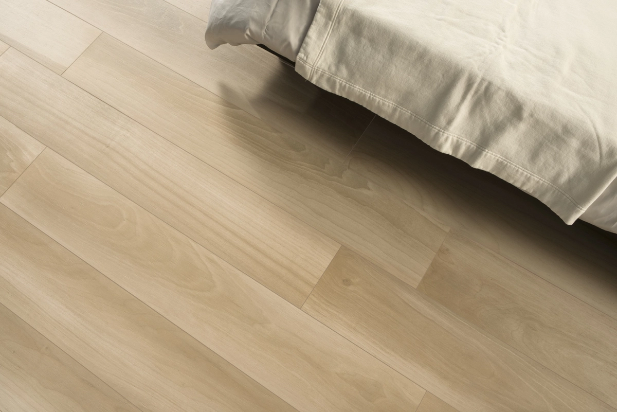 Gres Caesar LIFE efekt drewno - aranzacja w eleganckiej lazience