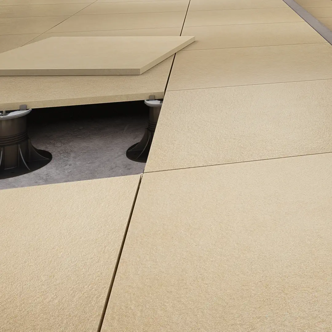 Gres Casalgrande Padana KERBLOCK efekt kamień - aranzacja w eleganckiej lazience