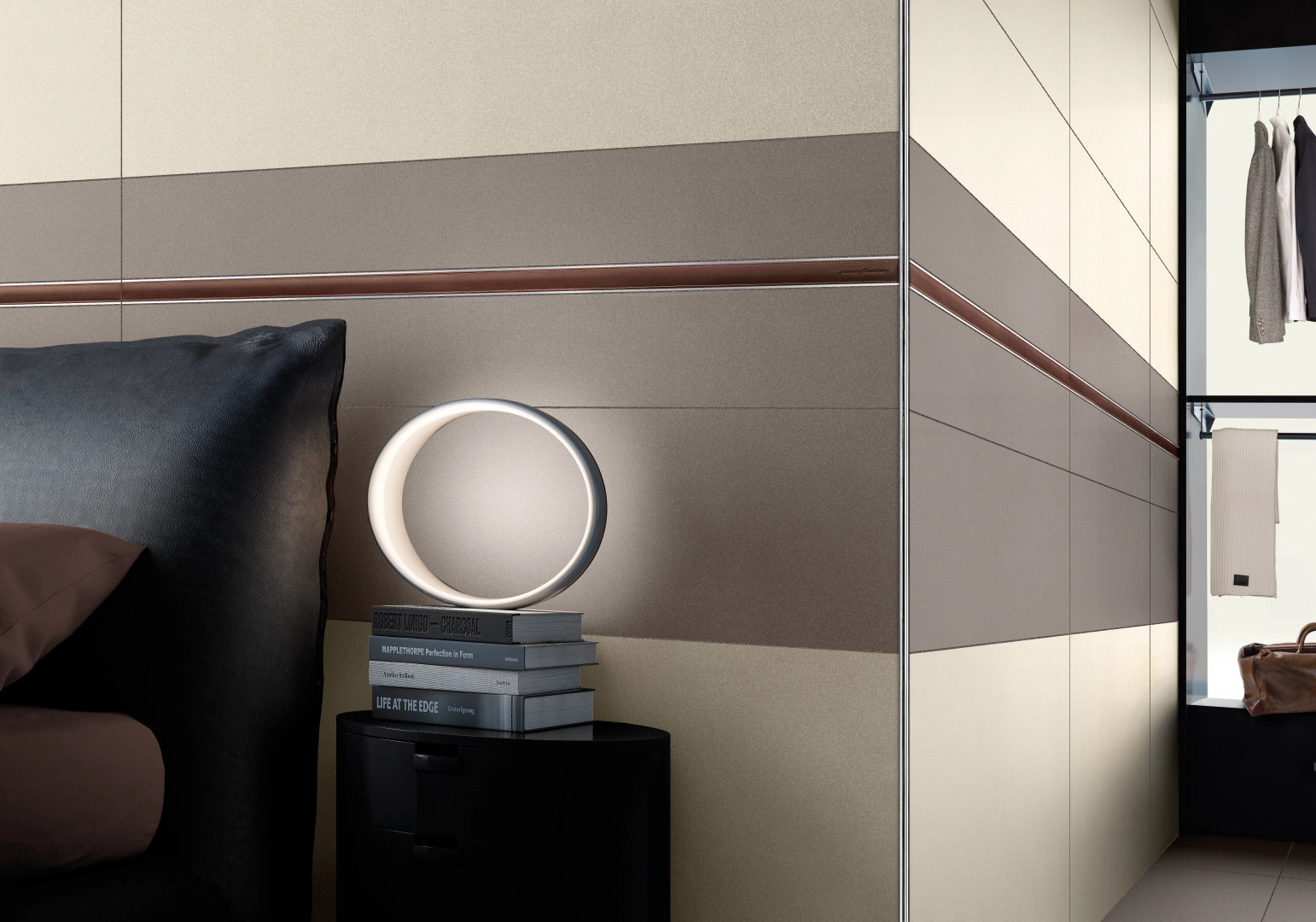 Gres Casalgrande Padana EARTH efekt beton - aranzacja w eleganckiej lazience