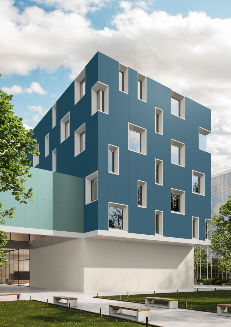Gres Casalgrande Padana ATELIER efekt kolor - aranzacja w przy kominku