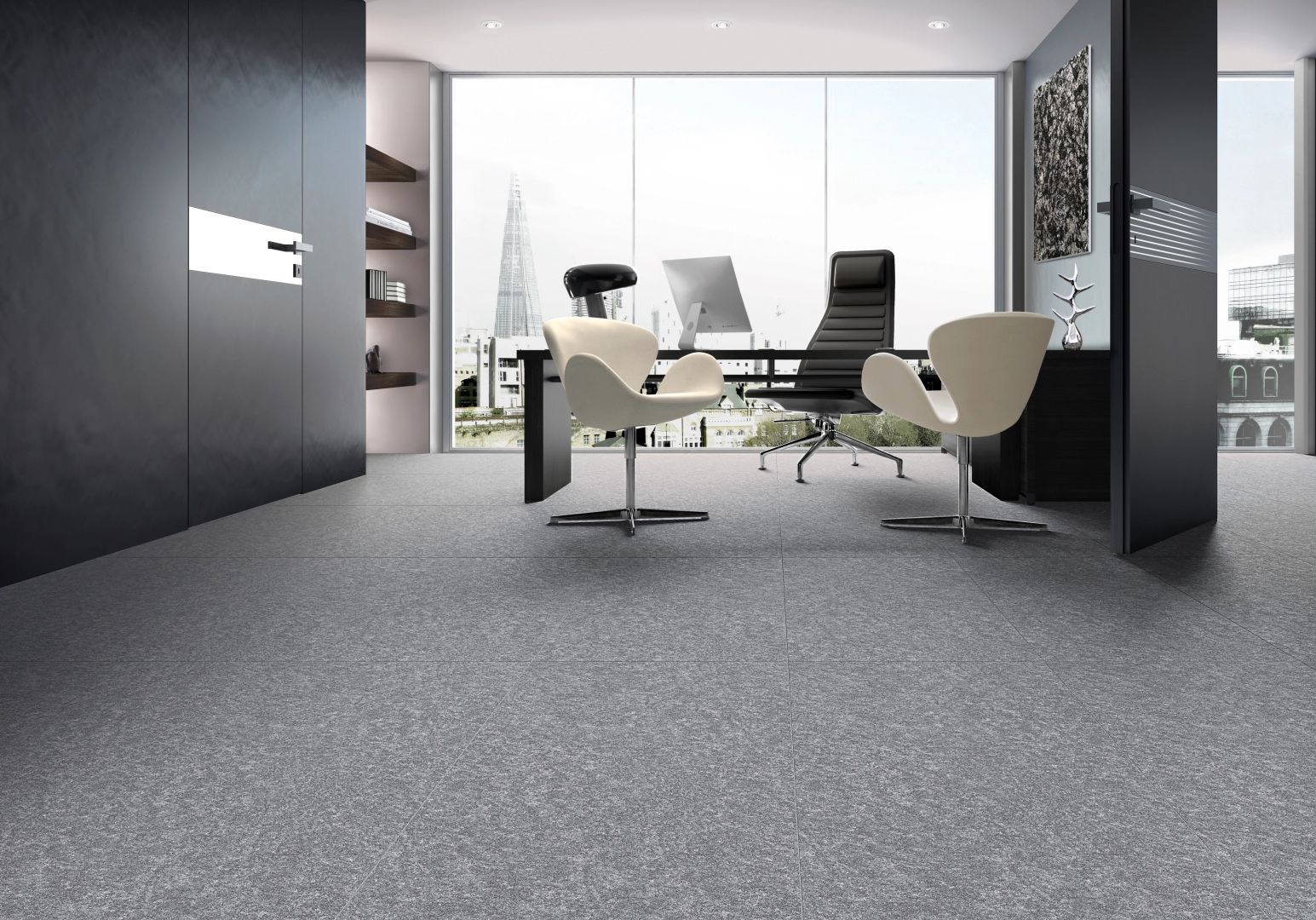 Gres Casalgrande Padana PIETRE DI PARAGONE efekt terrazzo, kamień - aranzacja w elewacji domu