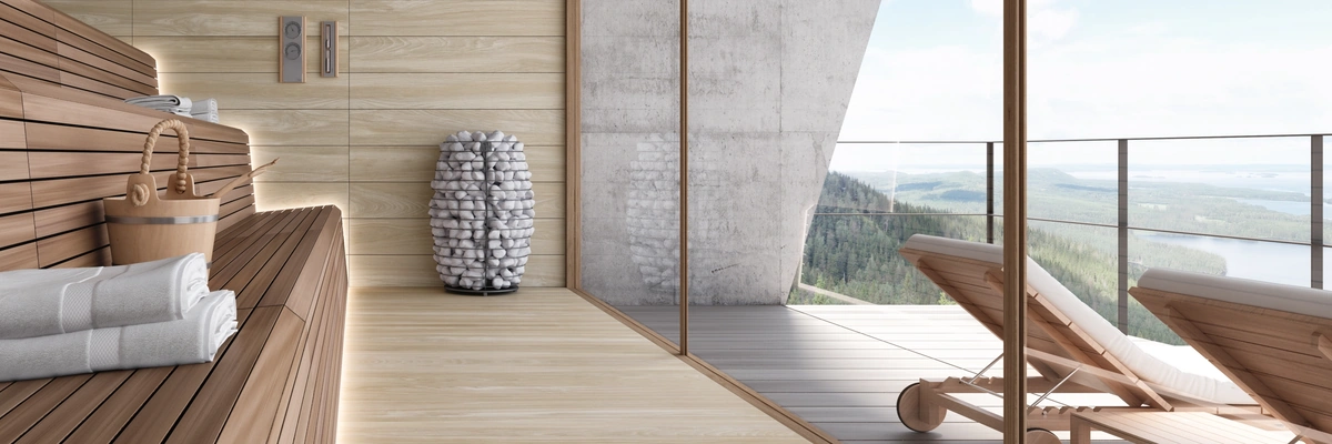 Gres Casalgrande Padana CLASS WOOD efekt drewno - aranzacja w elewacji domu