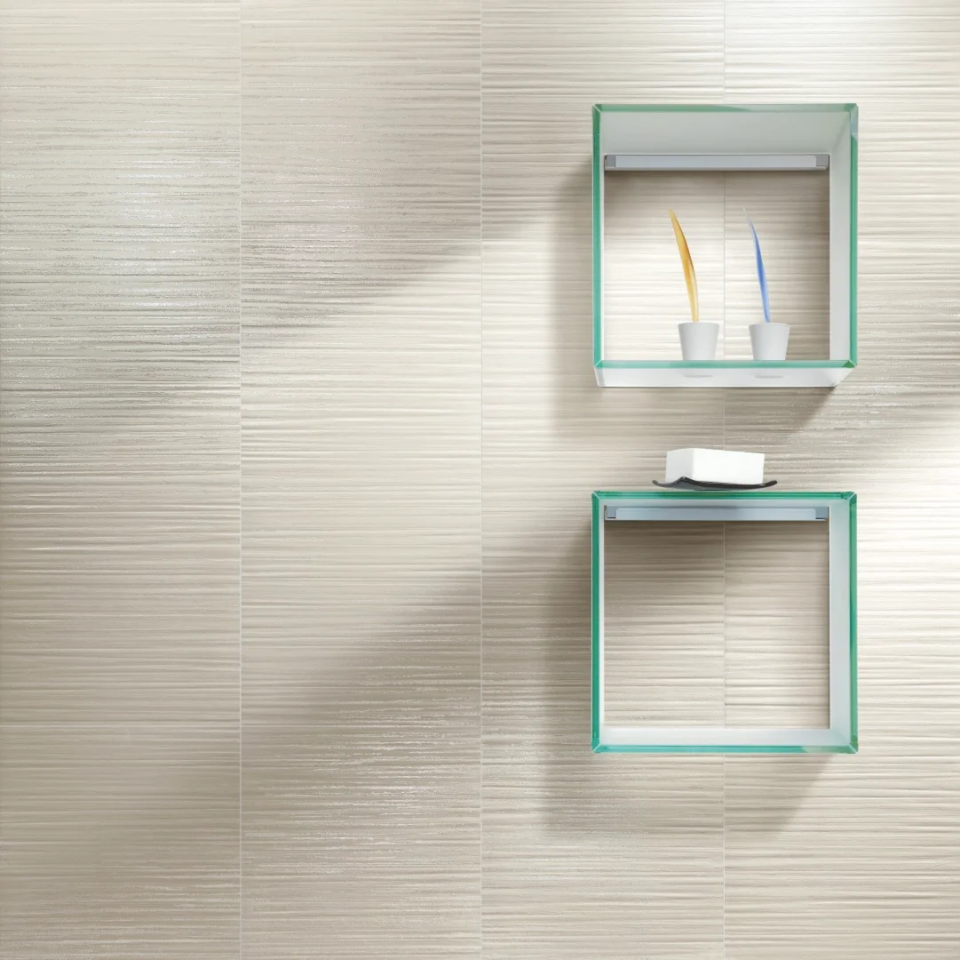 Gres Casalgrande Padana ARCHITECTURE efekt kolor - aranzacja w eleganckiej lazience