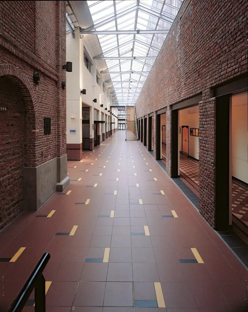 Gres Casalgrande Padana GRANITO 3 efekt terrazzo - aranzacja w eleganckiej lazience