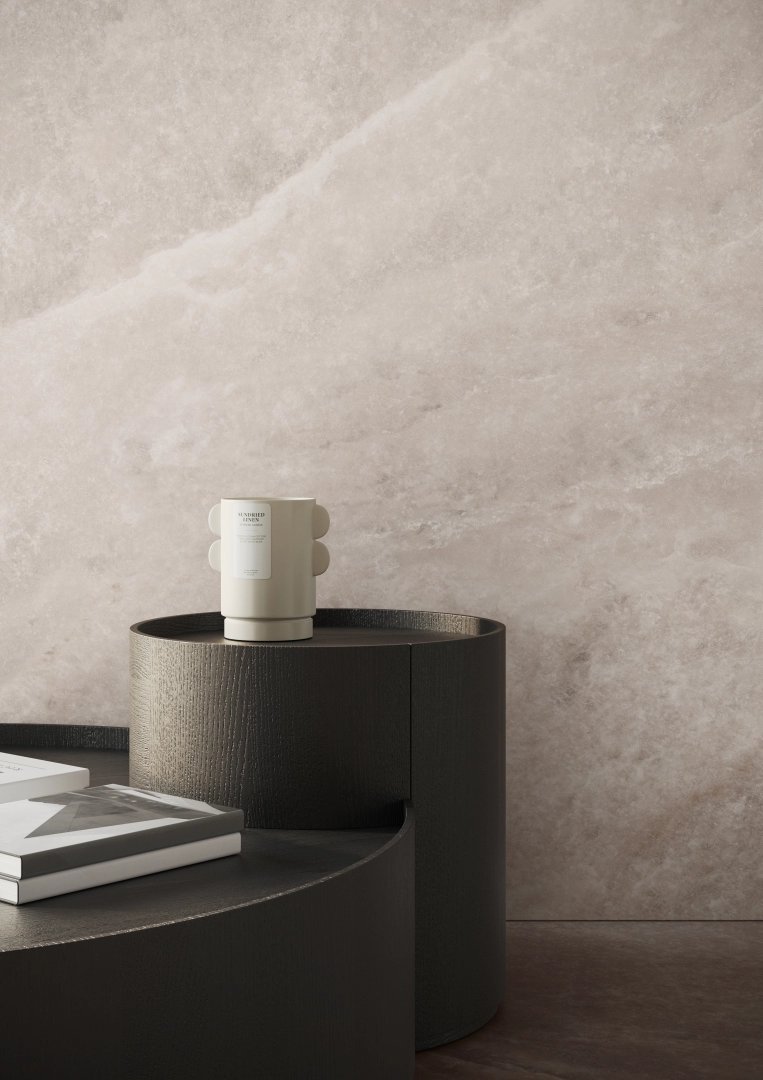Gres Casalgrande Padana SUPREME efekt marmur - aranzacja w eleganckiej lazience