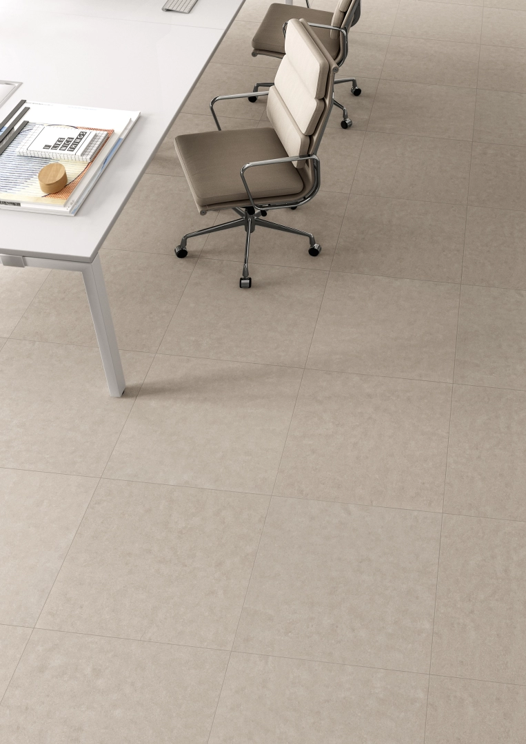 Gres Casalgrande Padana TIMELESS efekt beton - aranzacja w elewacji domu