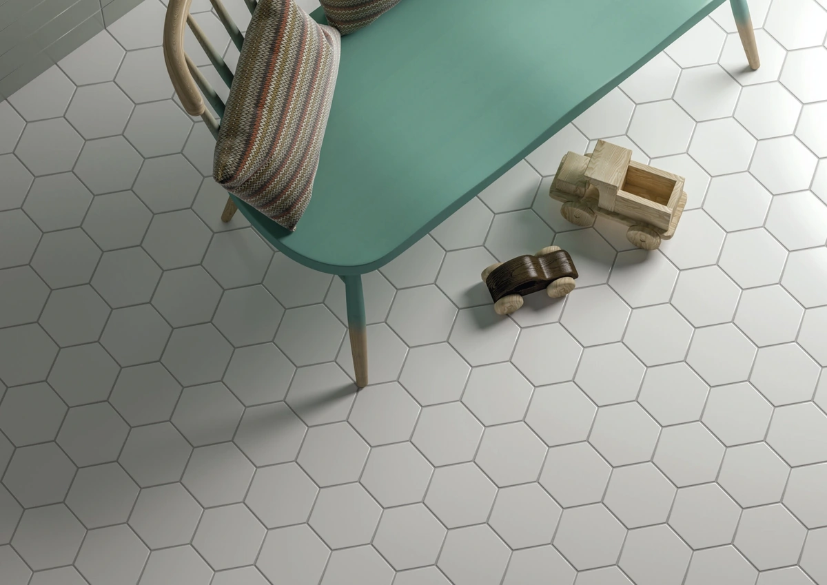Gres Cifre TIMELESS efekt kolor - aranzacja w przy kominku