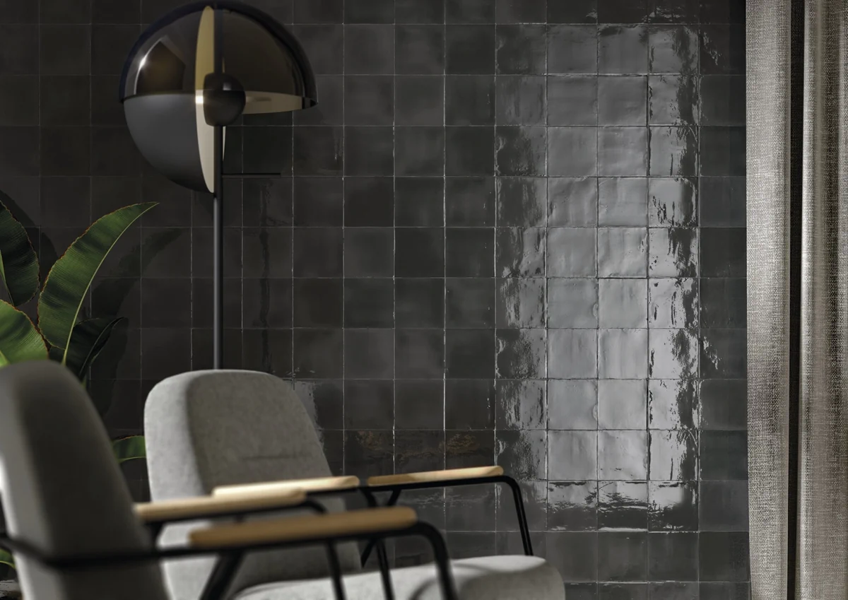 Gres Cifre SWITCH efekt kolor - aranzacja w eleganckiej lazience