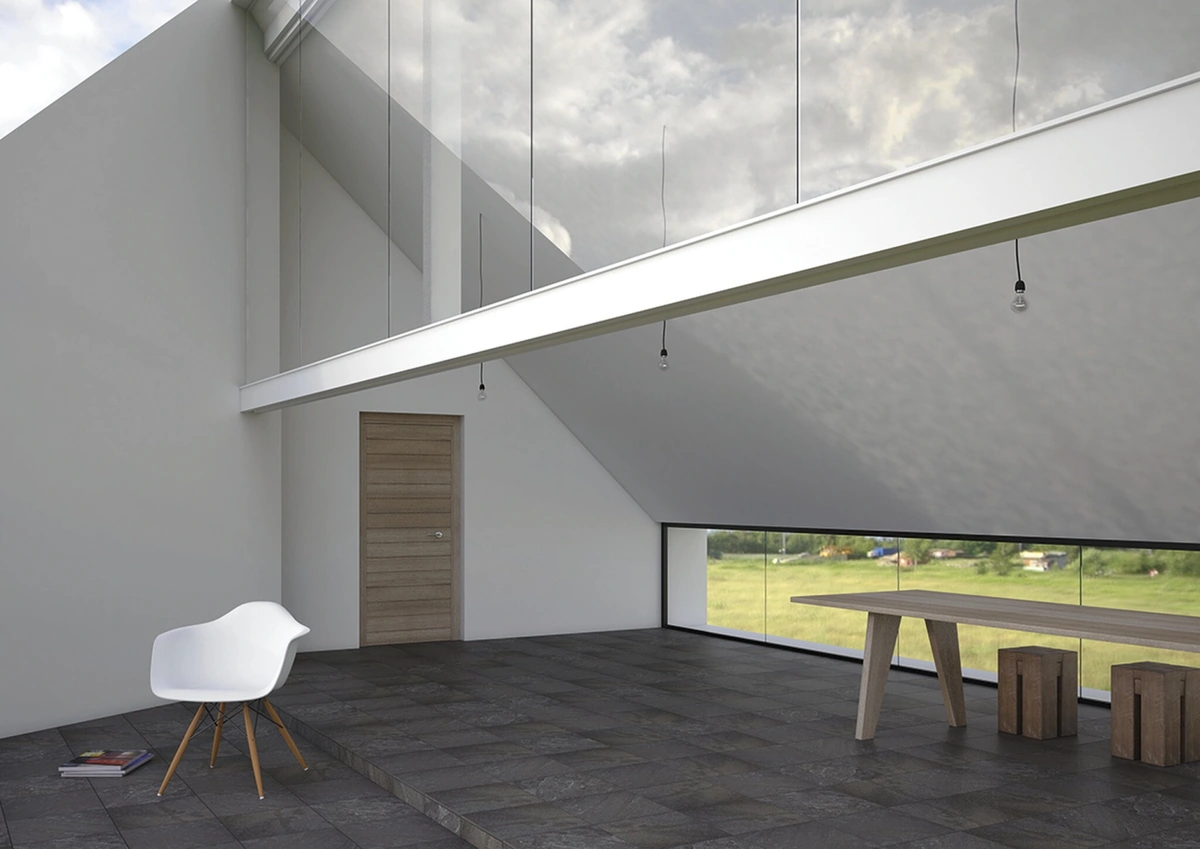 Gres Cifre OUTDOOR efekt kamień - aranzacja w eleganckiej lazience