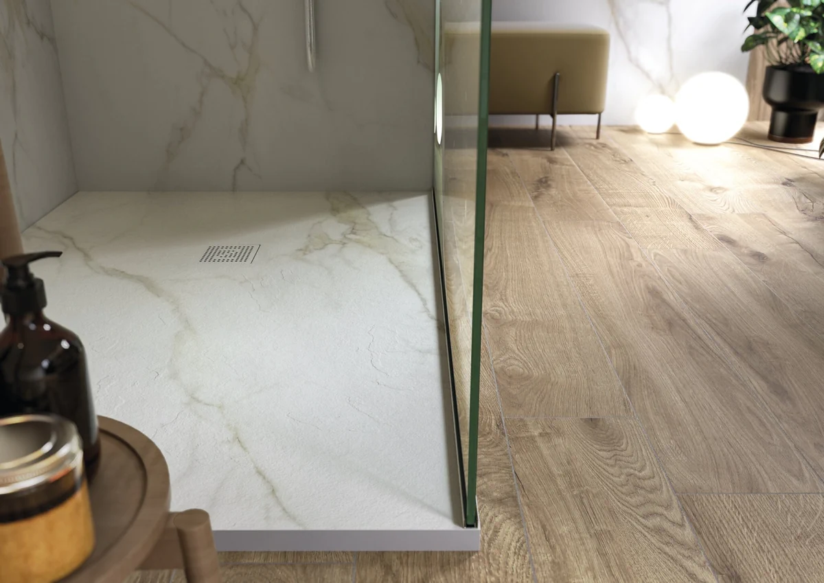 Gres Cifre YUKON efekt drewno - aranzacja w minimalistycznym wnetrzu